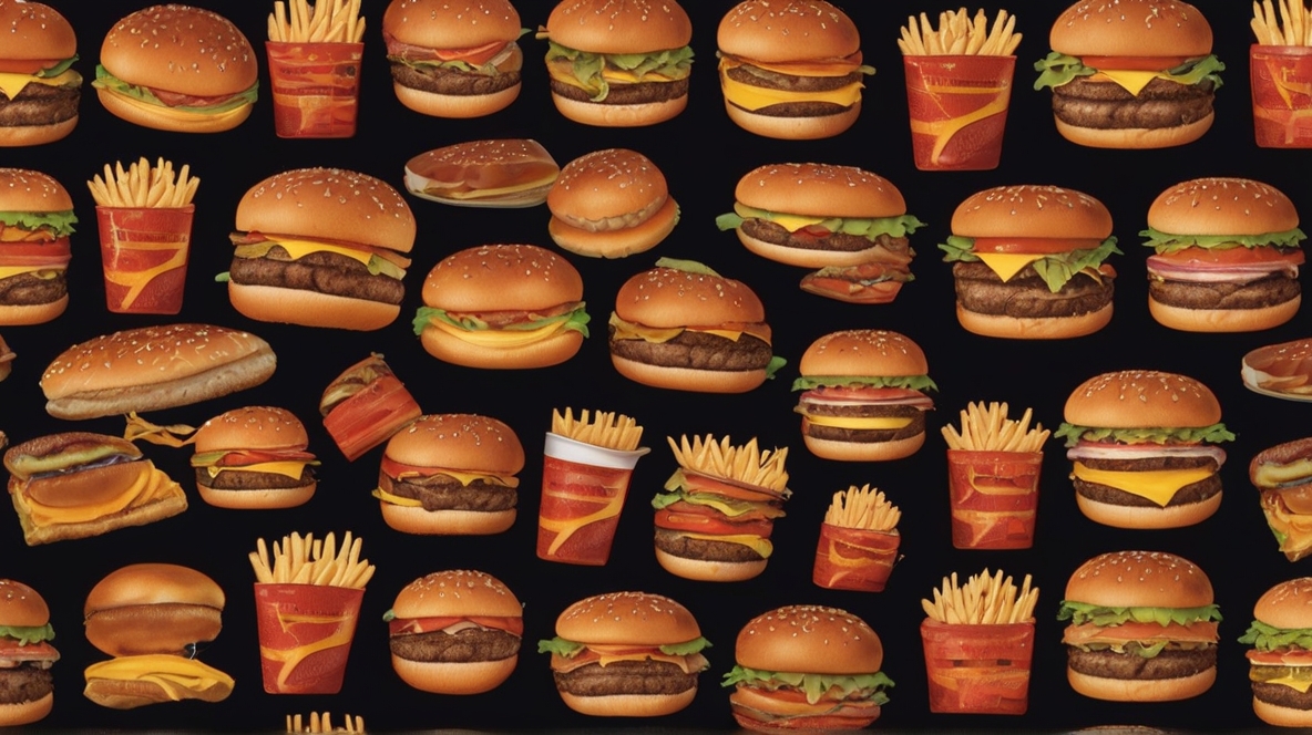 Hamburger Fastfood Billig Minderwertig Billigfleisch
