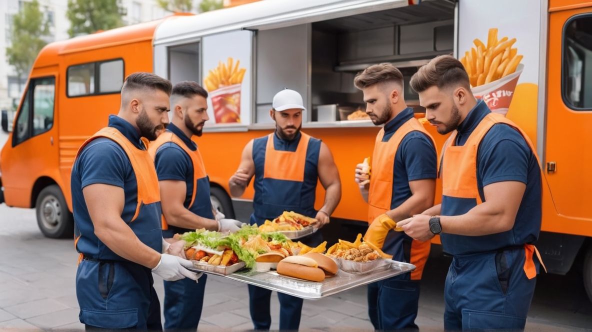 Fastfood Mittagspause Arbeit Hektik Stress Magenprobleme Gesundheit 03