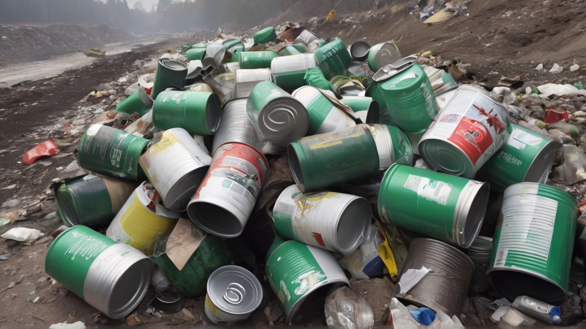 Garbage Umwelt Verschmutzung Problem Konservendosen Fortschritt