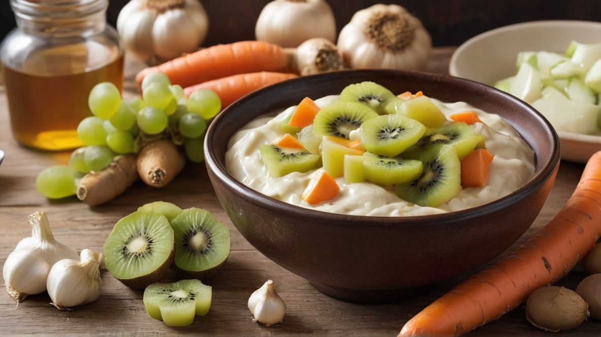 Gesundheitsklecks Dipp Scharf Knoblauch Ingwer Honig