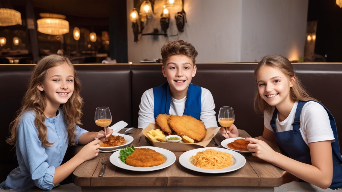 Schnitzel Nachswuchs Fastfood Burger Pizza Vegan