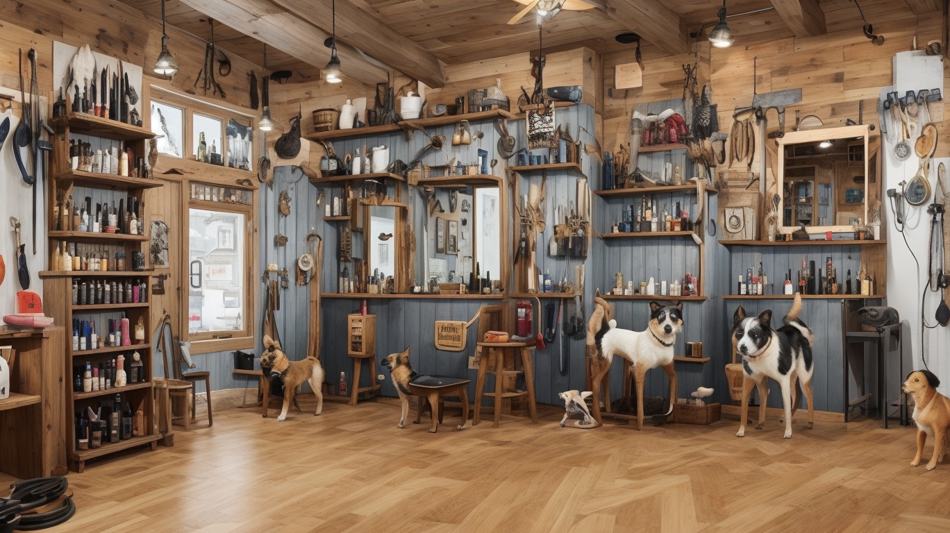 Hundesalon Anglerweltmeister Eroeffnung Paukenschlag