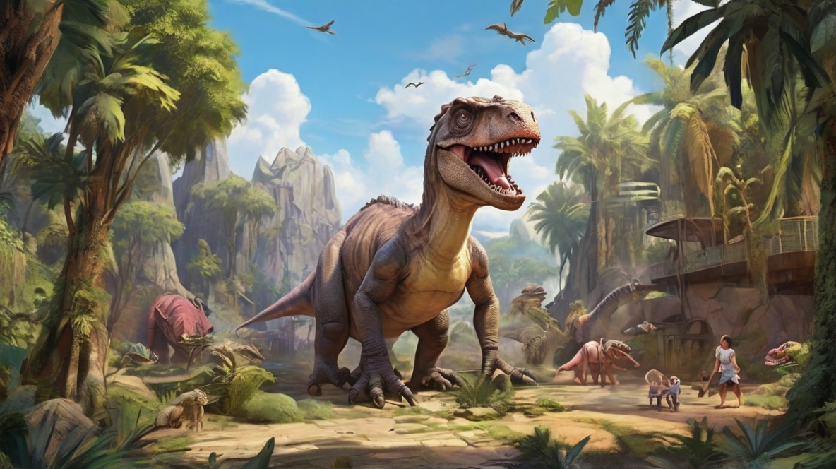 Dinopark Polen Ausflug Attraktionen Familientag Dinosaurier