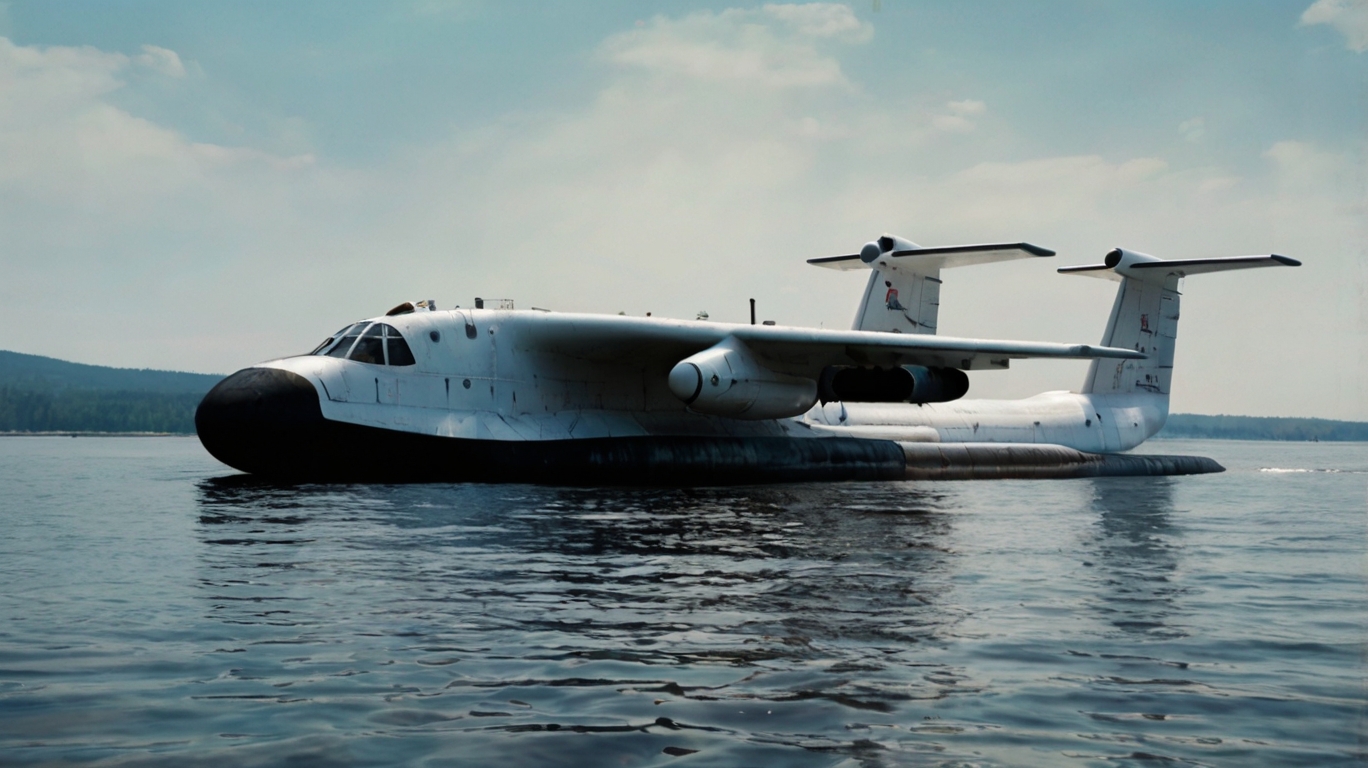 Ekranoplan Kaspian Sea Monster Milirary Vehicle Sovjet