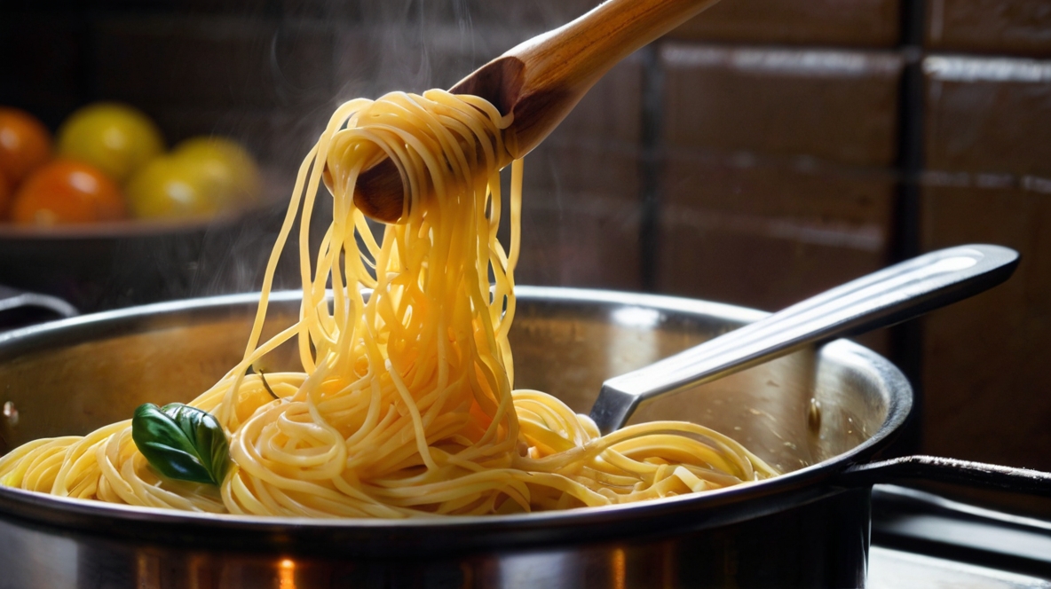 Pasta Kochen Saucen Staerke Kochwasser Lifehack Trick