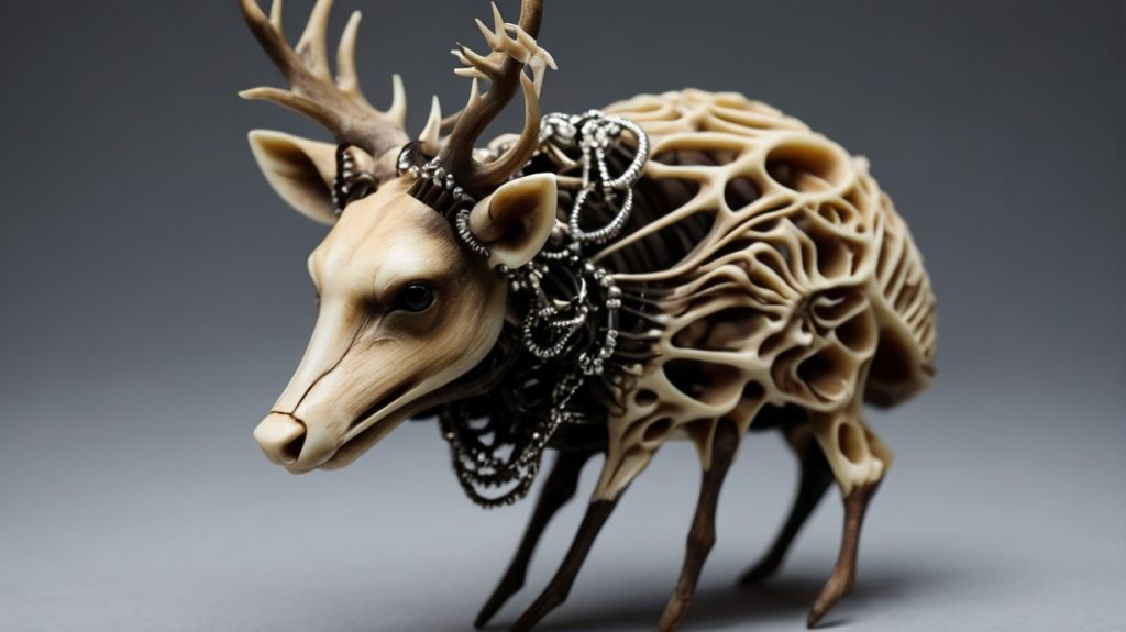 Knochenschmuck Schmuck Modeschmuck Holz Glas