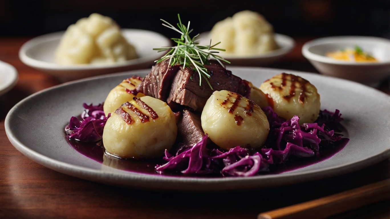 Sw Rezepte Rinderbraten Klos Rotkohl