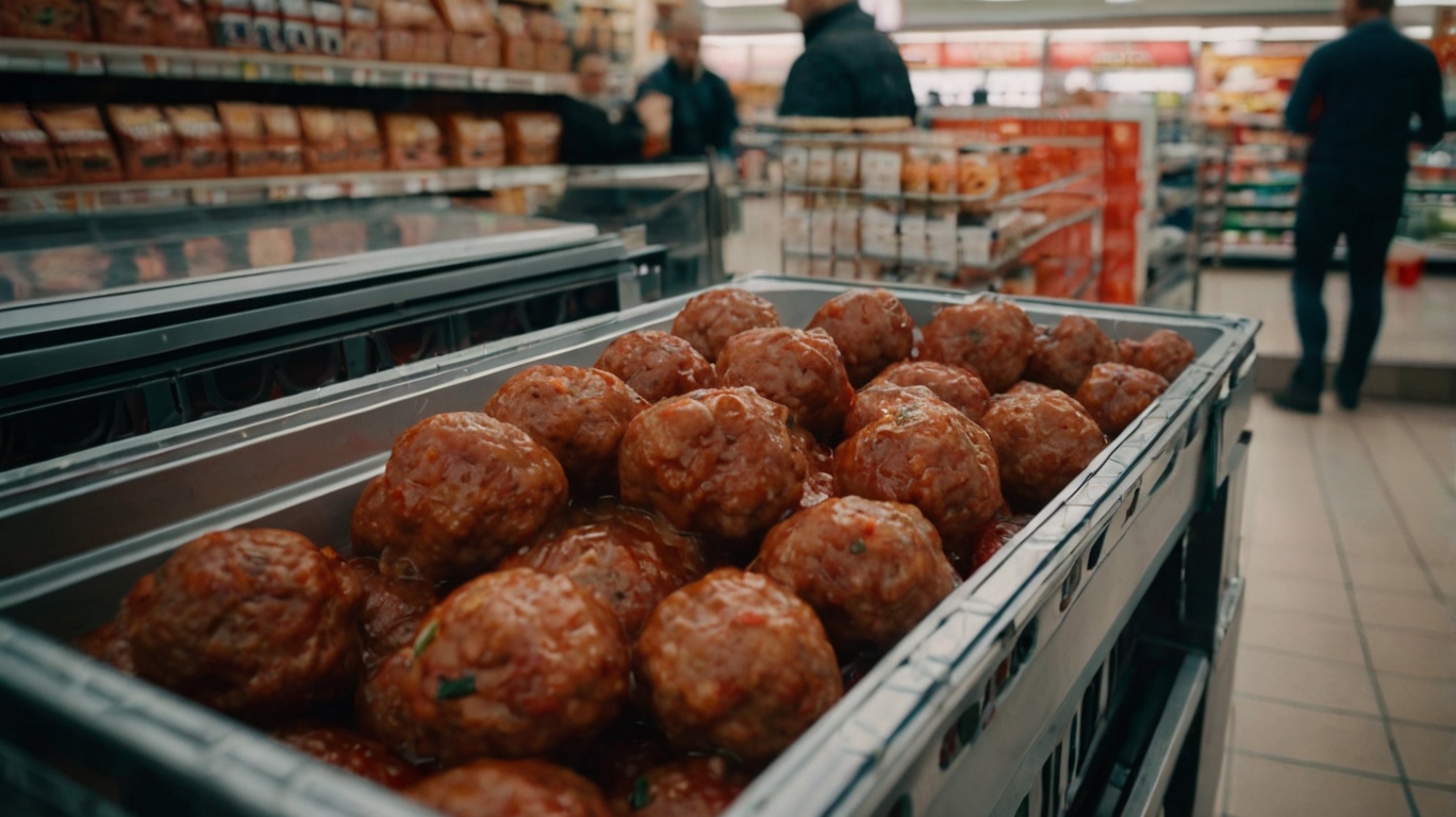 Tnd Frikadellen Buletten Hackball Fastfood Geschmack Supermarkt