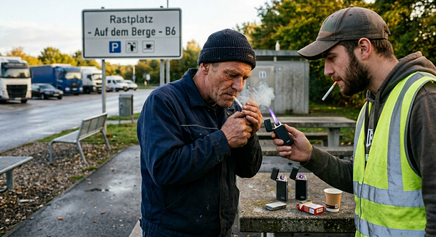 Tnd feuerzeug verbrenner hybrid piezo